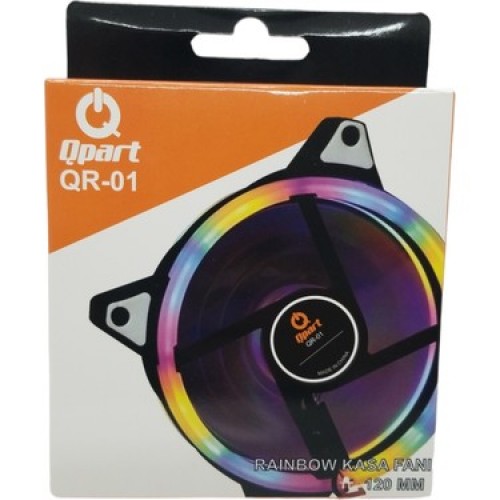 QPART 12 CM RAİNBOW KASA FANI QR-01